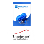Licencia Windows Pro + Bitdefender Antivirus